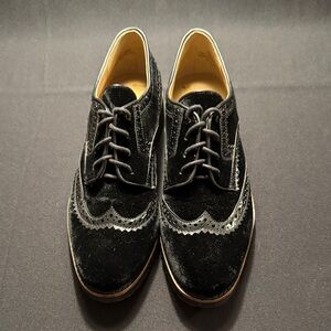 Sam Edelman Black Velvet Shoes - Women Size 6